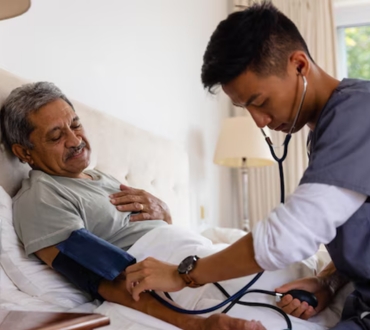 ICU step down home care with advanced nursing support