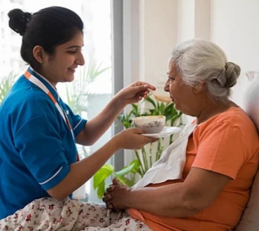Stroke patient rehabilitation and nursing care at home
